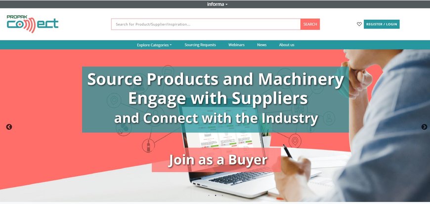 INFORMA MARKETS LAUNCHES DEDICATED ONLINE PLATFORM FOR THE PROCESSING AND PACKAGING INDUSTRY – PROPAK CONNECT